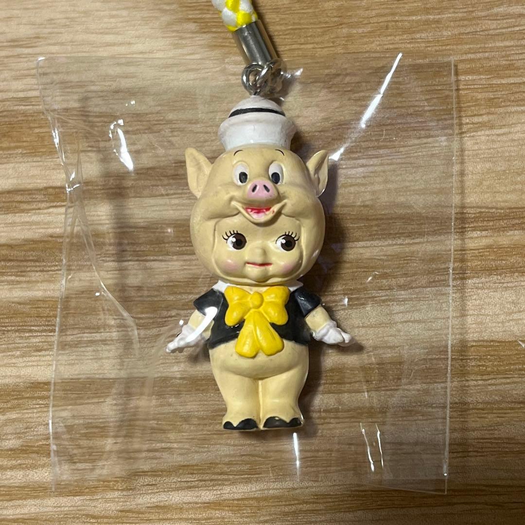 ディズニー キュージョン 3匹の子ぶた 根付けストラップ キューピー