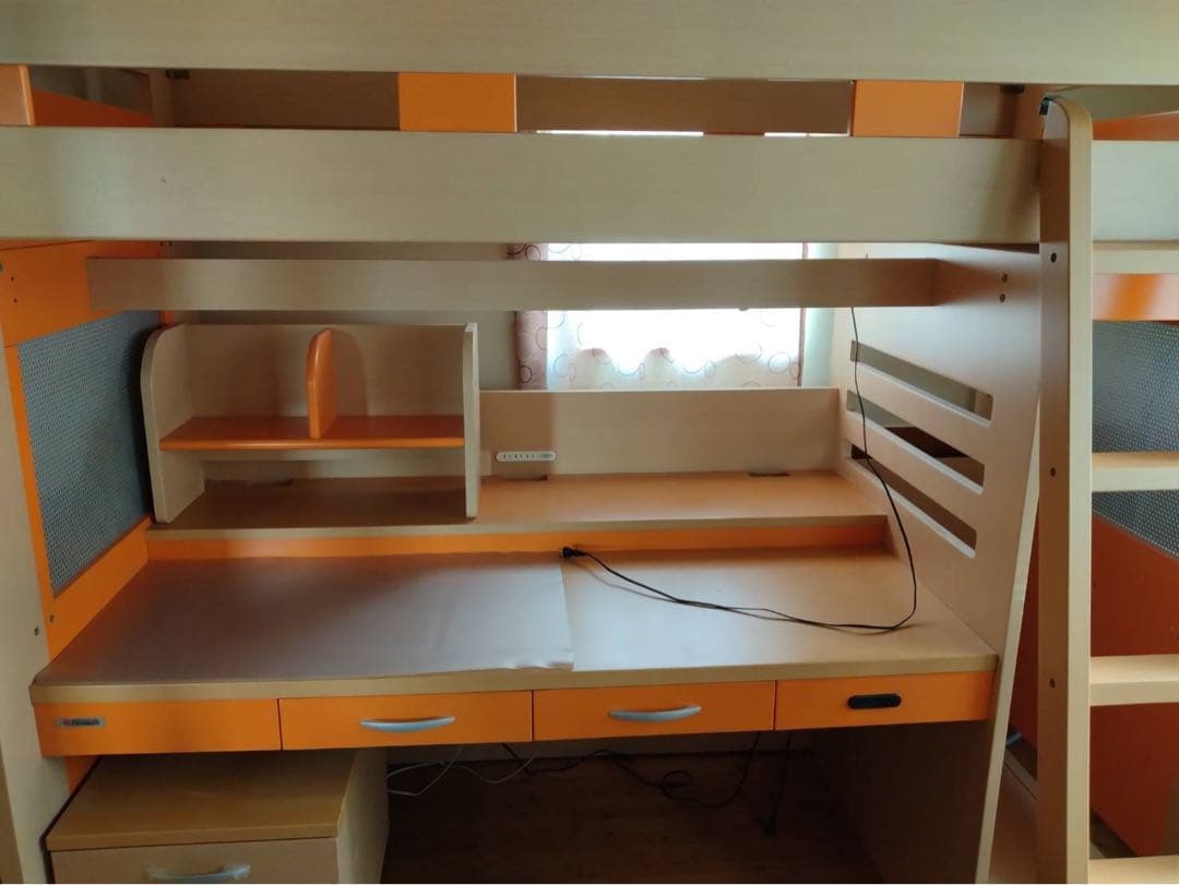 ロフトベッド デスク付き
