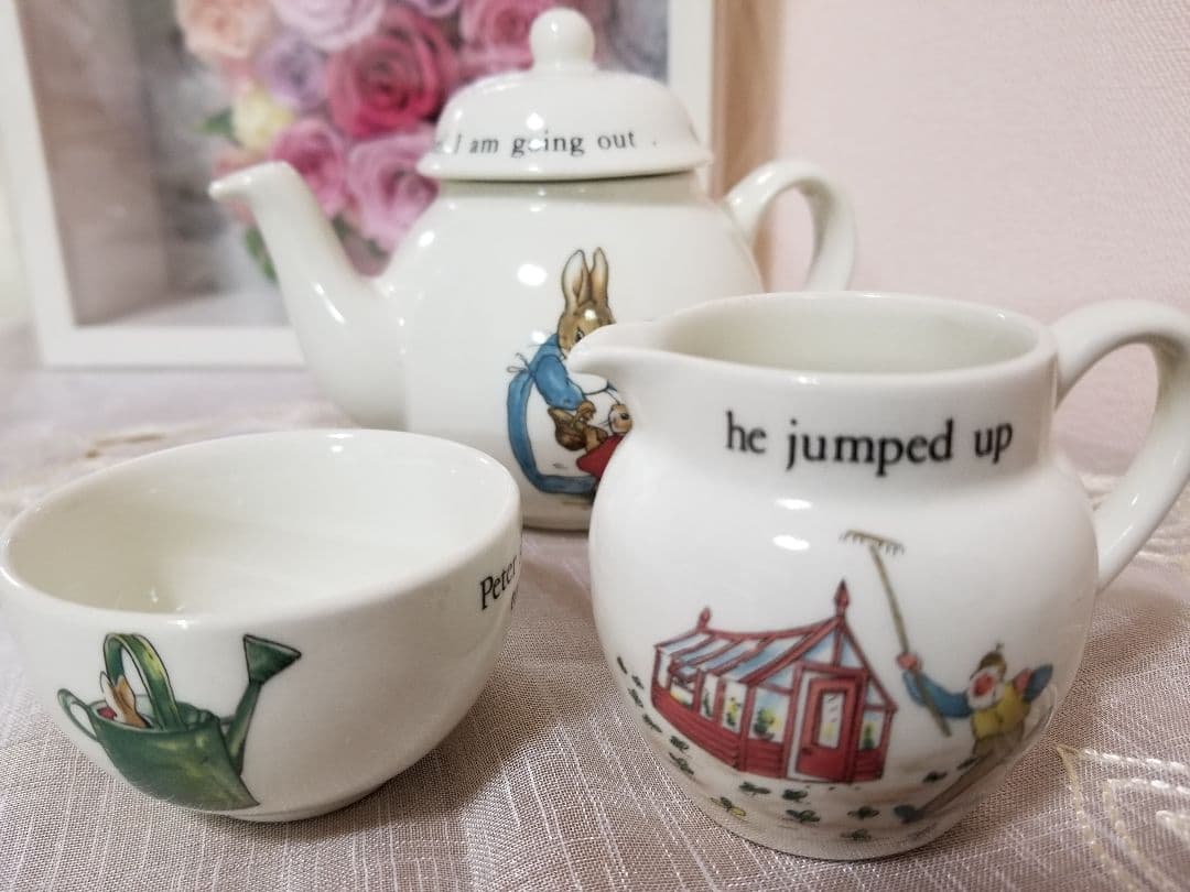 ウェッジウッド　ピーターラビット　チルドレンズティーセット