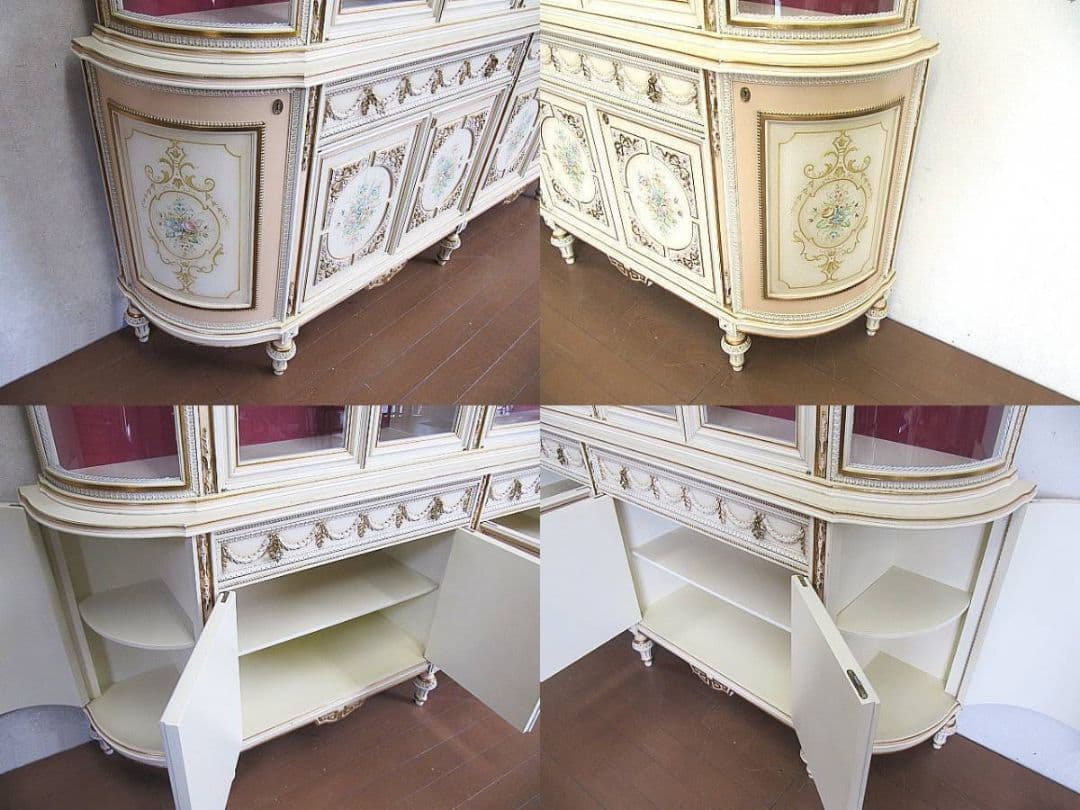 【極上美品】イタリア製 NOVAPLAK 最高級 ロココ様式 キュリオケース