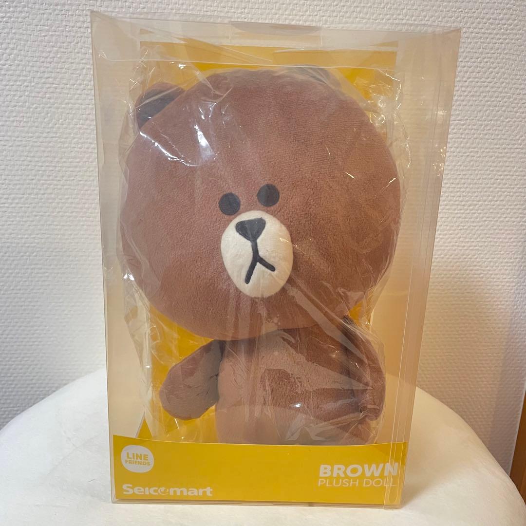 セイコーマート限定 コニー ブラウン LINEフレンズ ぬいぐるみ2体