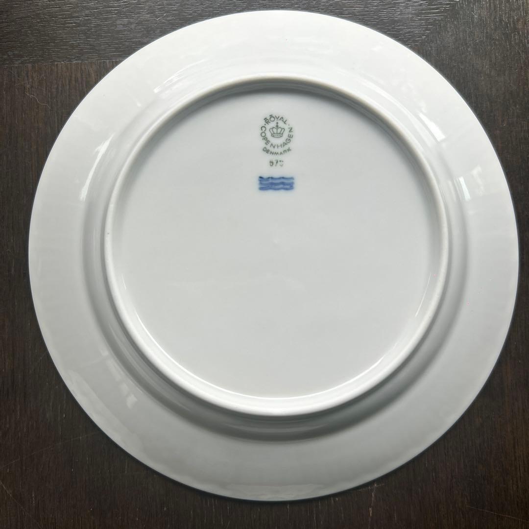 ロイヤルコペンハーゲン　ホワイトブルーテッド　皿 5枚セット
