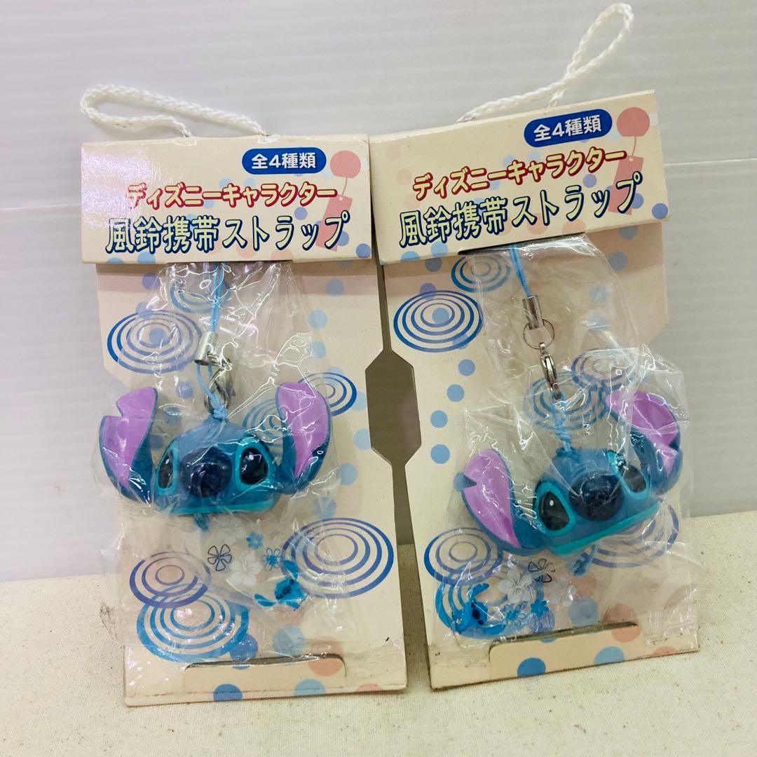 【未開封★８点セット】ディズニーキャラクター　風鈴携帯ストラップ　ディズニー