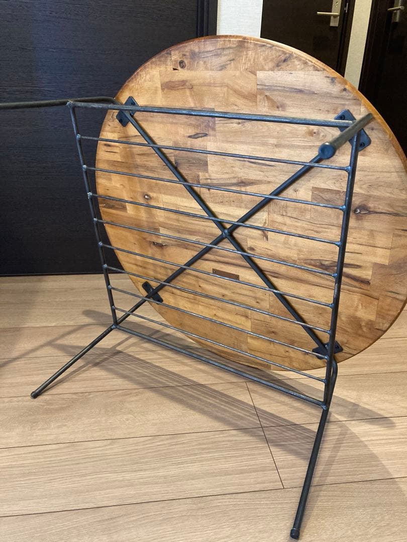 a.depeche　円形木製テーブル