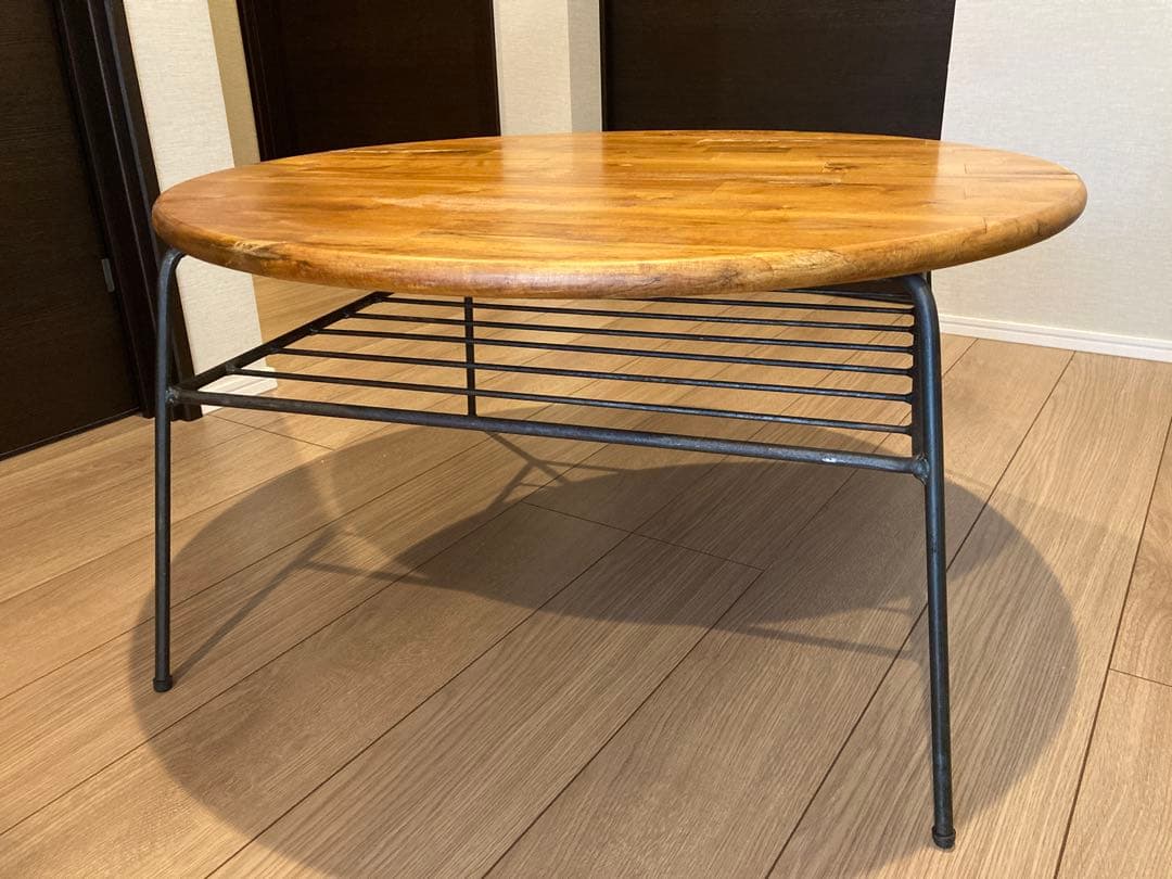 a.depeche　円形木製テーブル