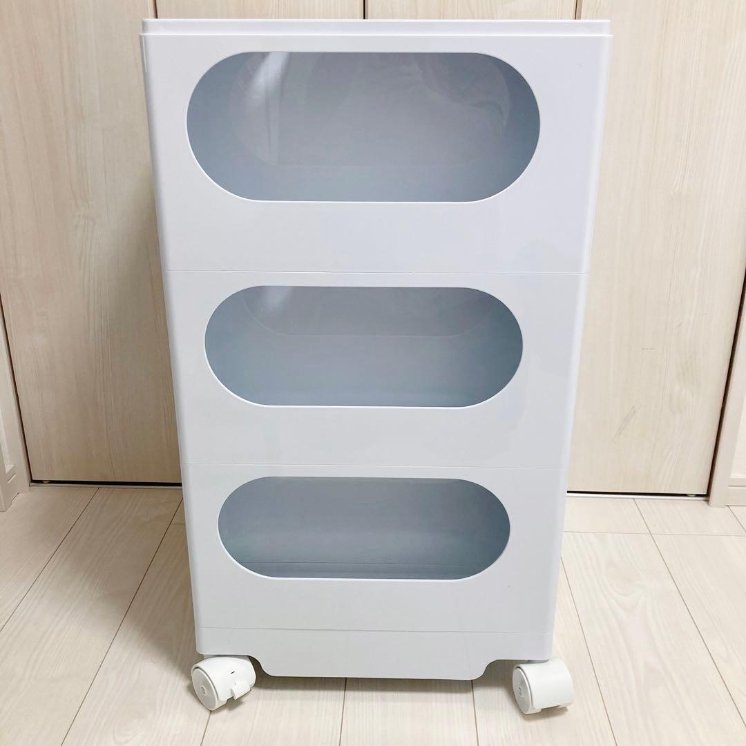 美品◆ボビーワゴン リプロダクト レプリカ　ホワイト　サイドワゴン キャスター