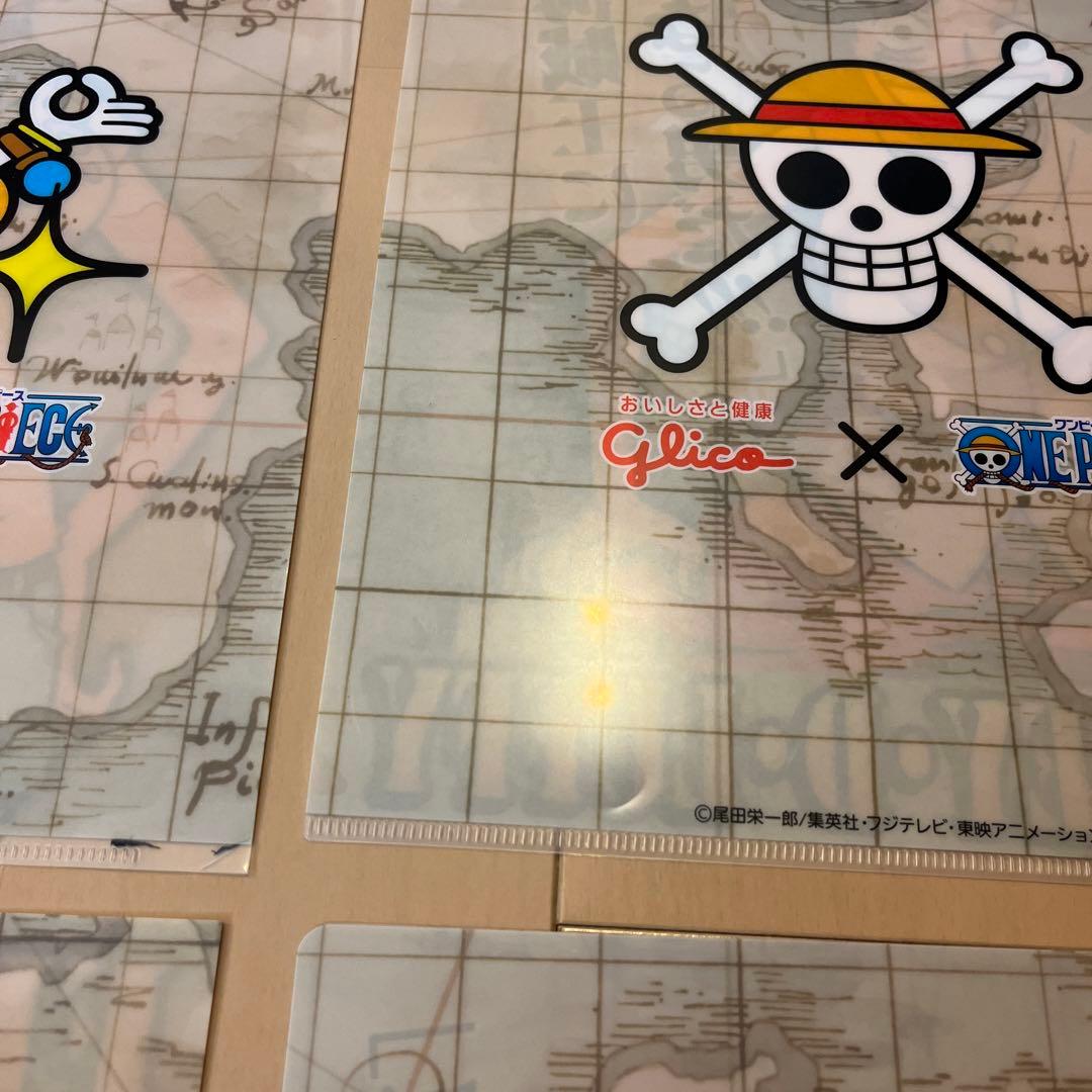 ワンピース ONE PIECE クリアファイル 8枚 非売品 ノベルティ グリコ