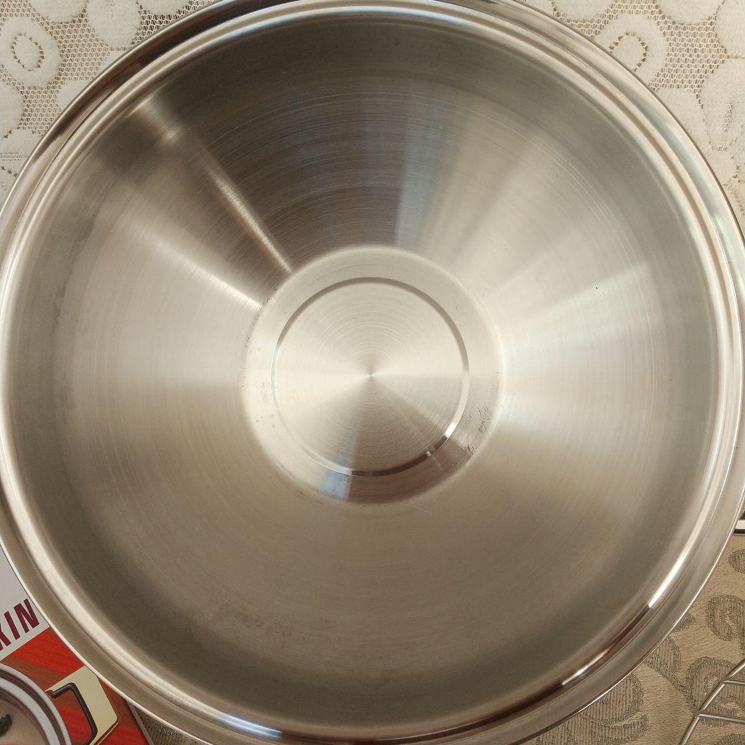 タッパーウェアレインボークッカー 28cmウォック 網&レシピ本付き