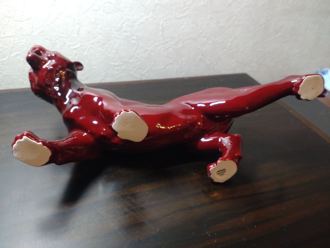 ノリタケスタジオコレクション　紅白トラ置物