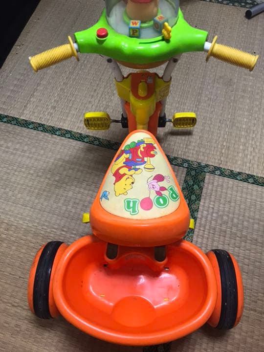 プーさんメロディ 三輪車(送料込み) - メルカリ