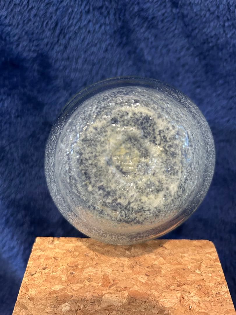 稲嶺盛吉製作　琉球ガラス　泡ガラス　クリアA