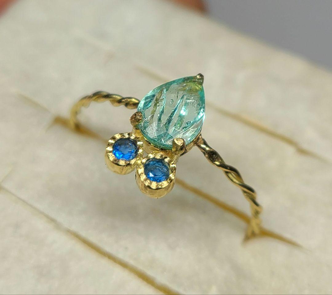 ミラノ様専用日本の職人の腕が光る逸品です!☆天然パライバトルマリン