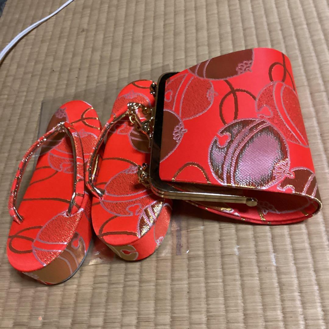 七五三　七歳用フルセット　帯幅16センチ 草履21センチ