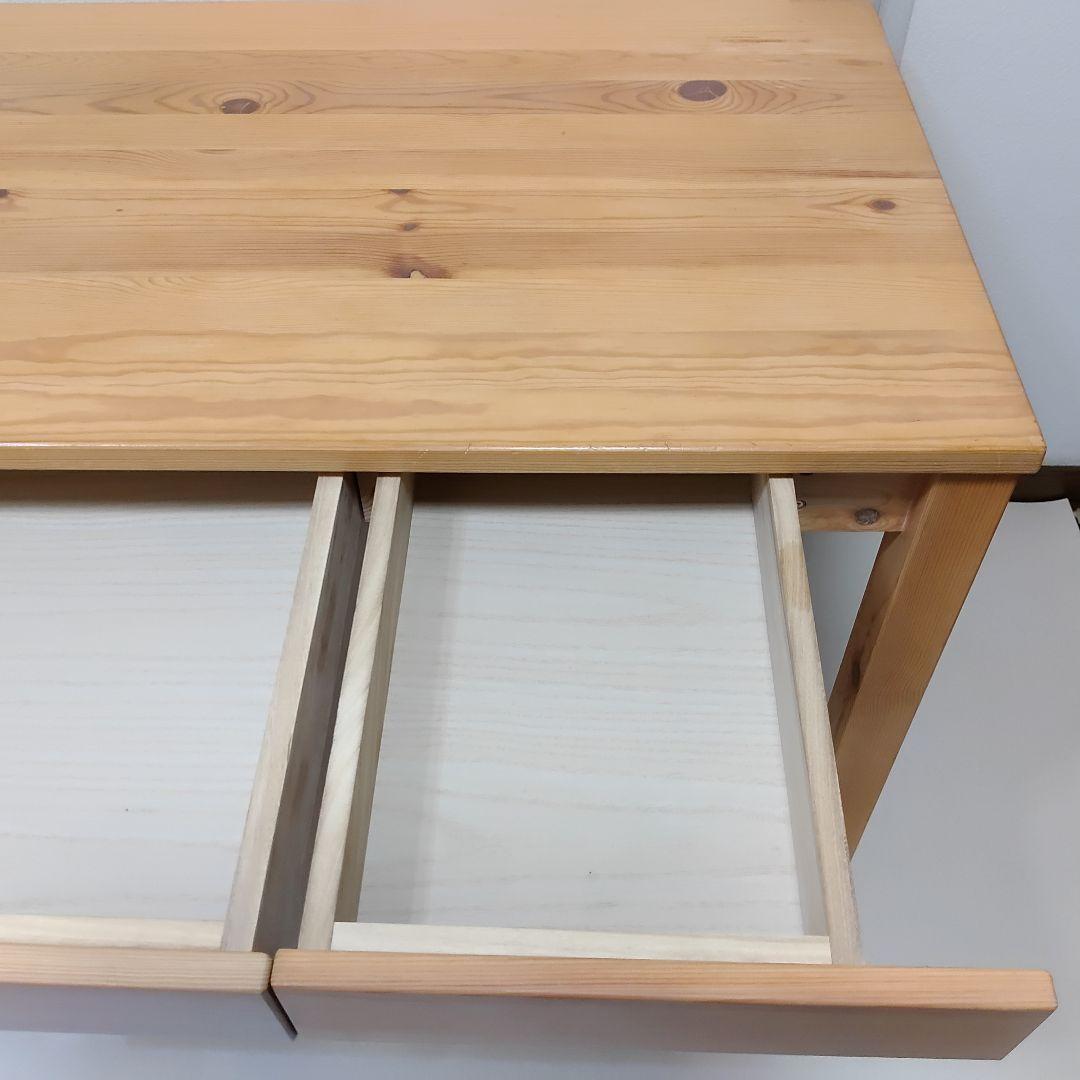 MUJI　無印良品　パイン材　デスク　机　引き出し　良品計画　送料無料