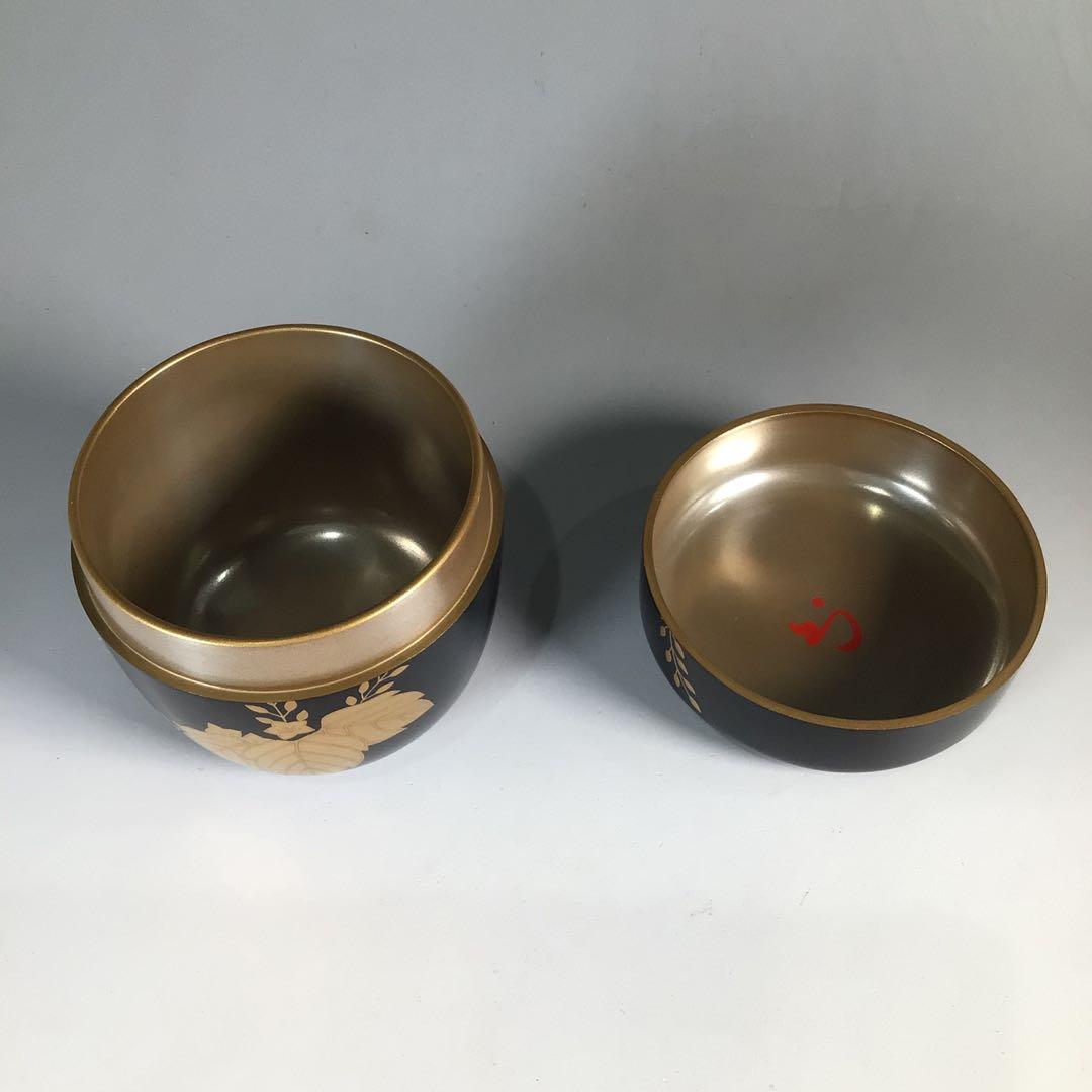 N576 棗 『関口輔聖作』『久田宗也 尋牛斎 極箱』『桐蒔絵』『大棗