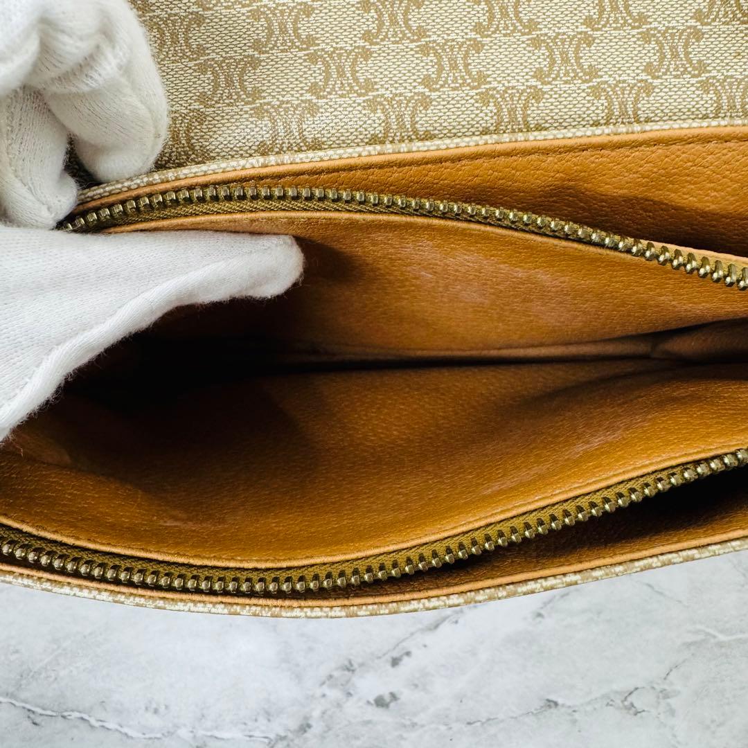 ✨CELINE✨セリーヌ✨マカダム✨ベージュ✨ヴィンテージ✨ショルダーバッグ✨