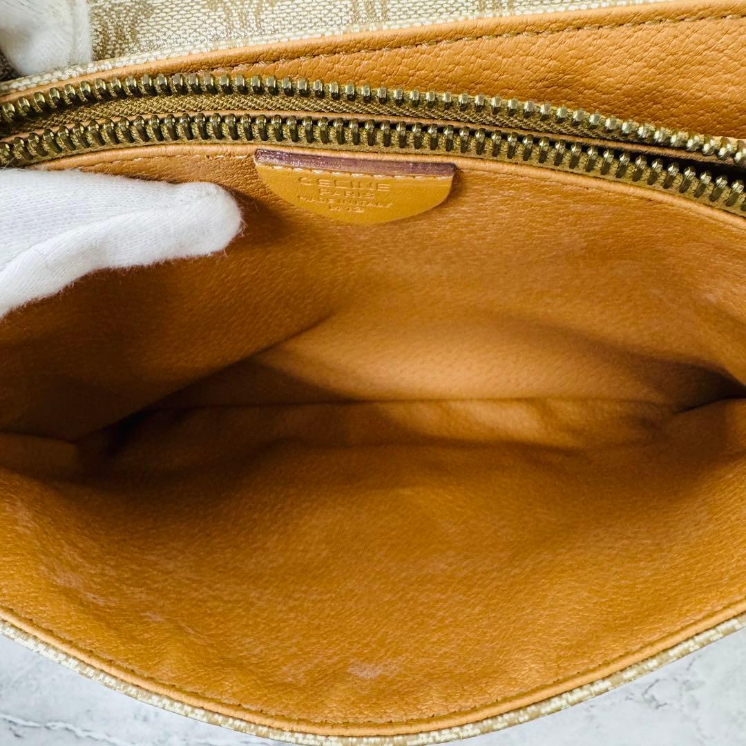 ✨CELINE✨セリーヌ✨マカダム✨ベージュ✨ヴィンテージ✨ショルダーバッグ✨