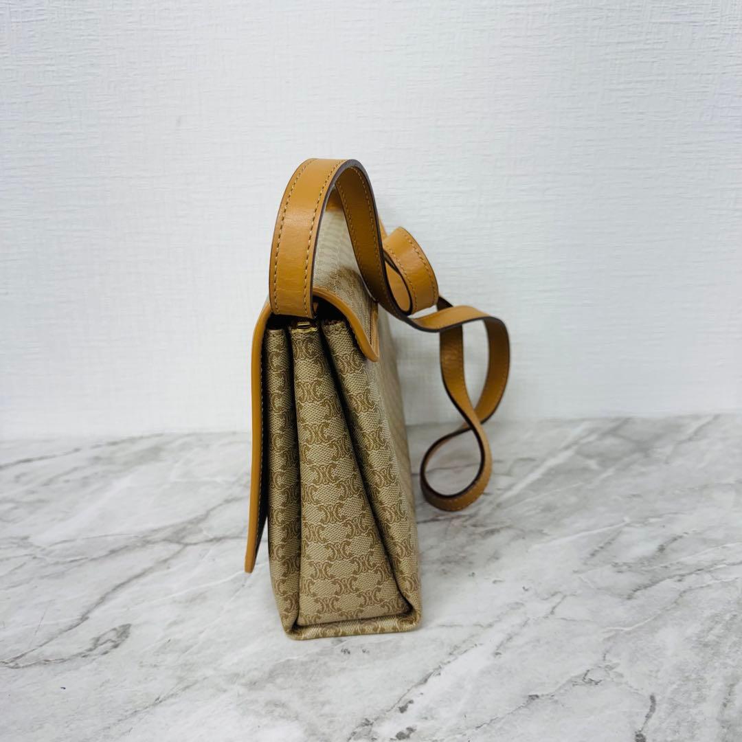 ✨CELINE✨セリーヌ✨マカダム✨ベージュ✨ヴィンテージ✨ショルダーバッグ✨