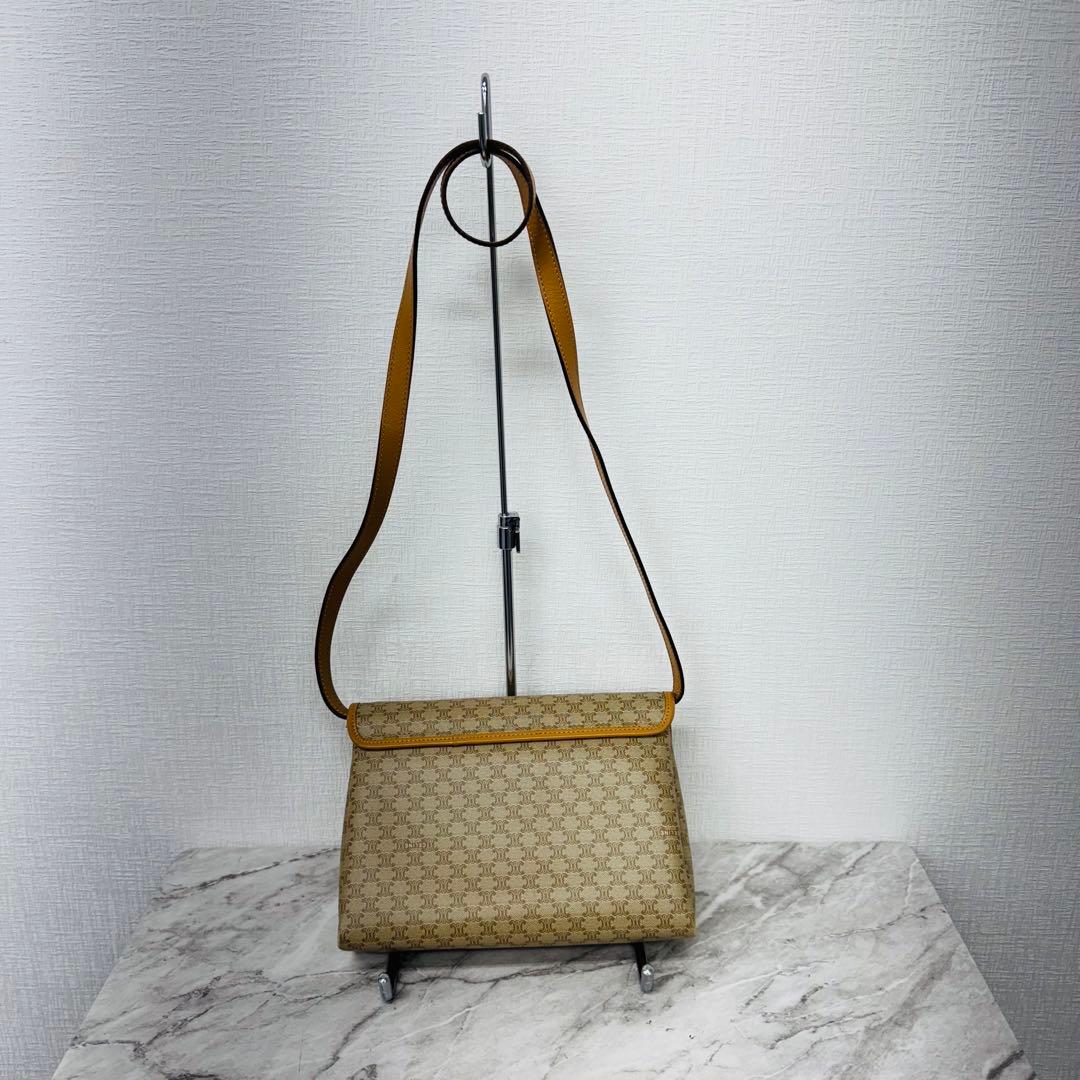 ✨CELINE✨セリーヌ✨マカダム✨ベージュ✨ヴィンテージ✨ショルダーバッグ✨