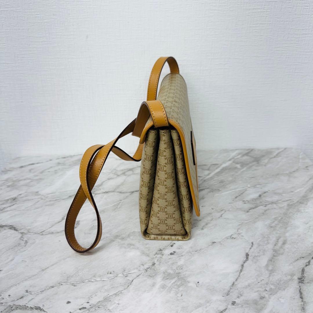 ✨CELINE✨セリーヌ✨マカダム✨ベージュ✨ヴィンテージ✨ショルダーバッグ✨