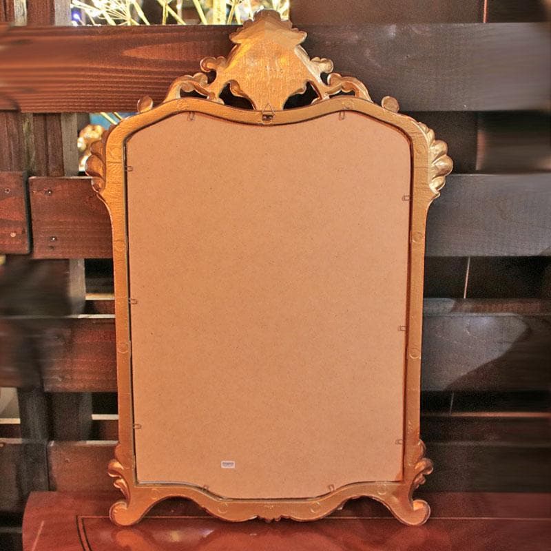 ウォールミラー イタリア製 ゴールド 金 壁掛け 124-676