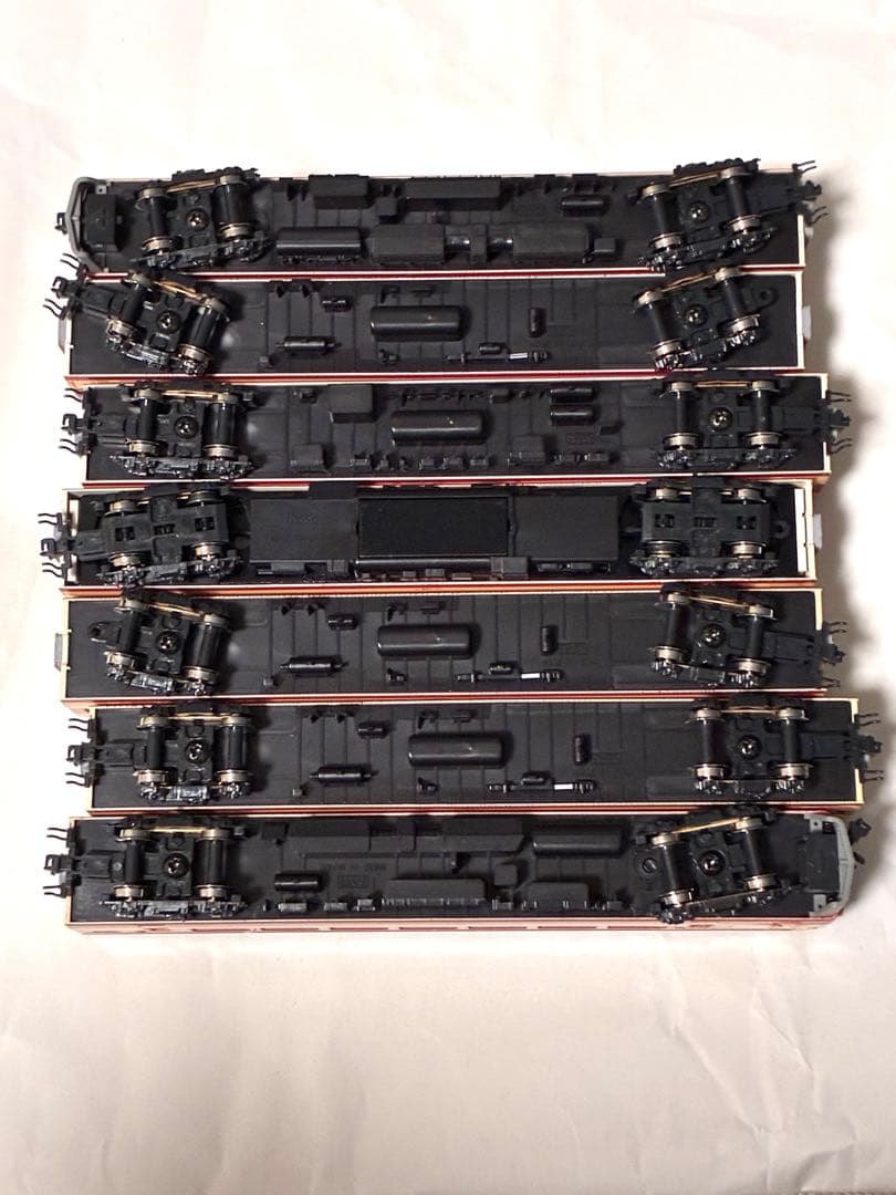 国鉄157系あまぎ7両　kato ライト室内灯点灯確認動力動作確認済