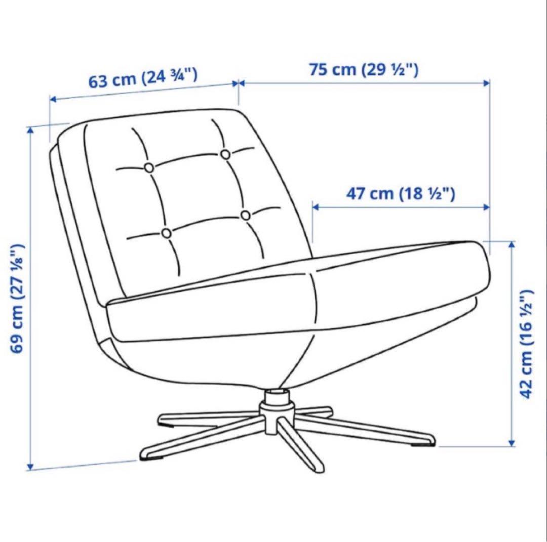 「新品未使用 最安值」DYVLINGE ディヴリンゲ回転パーソナルチェア