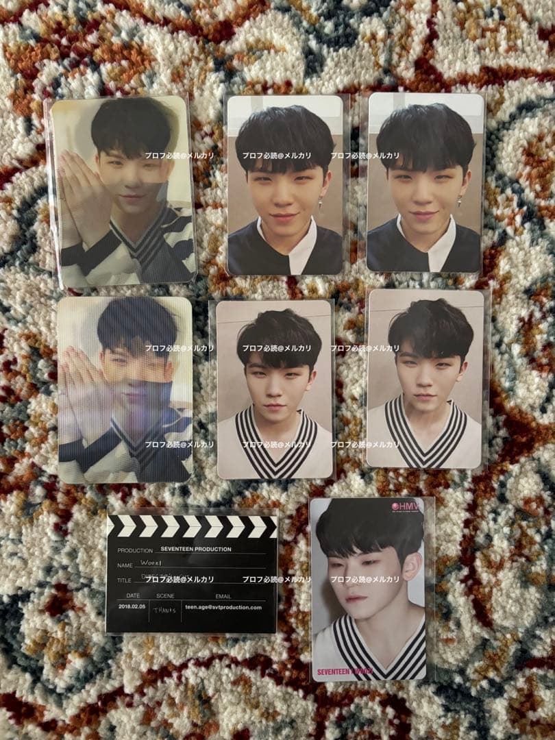 SEVENTEEN ウジ トレカ CDアルバム ヨントン チェキ ポラロイド