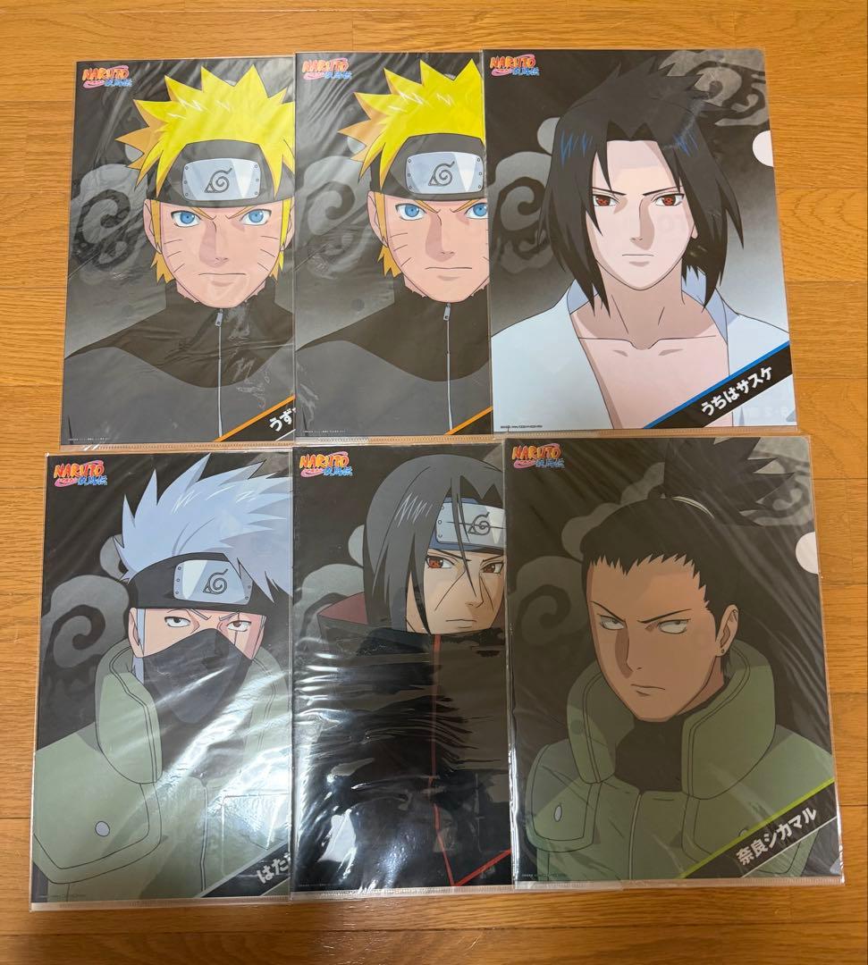 劇場版 NARUTO 疾風伝 絆 クリアファイル 6枚セット ローソン 限定