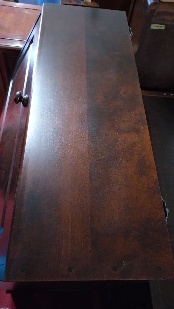 北海道民芸家具(クラレインテリア) 木製 カバ材 無垢 ライティング ビューロー