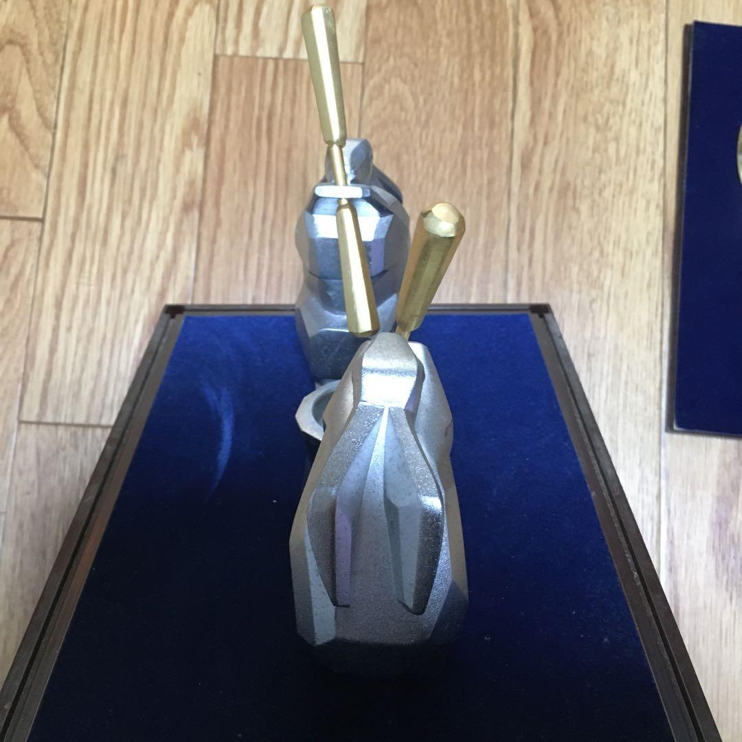 1144 餅つきうさぎ 月ウサギ 置物 - メルカリ