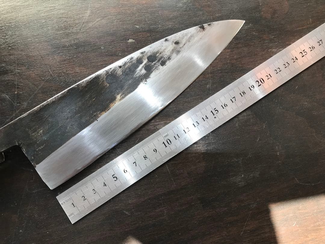 出刃包丁　22cm 正本　刃付け済み