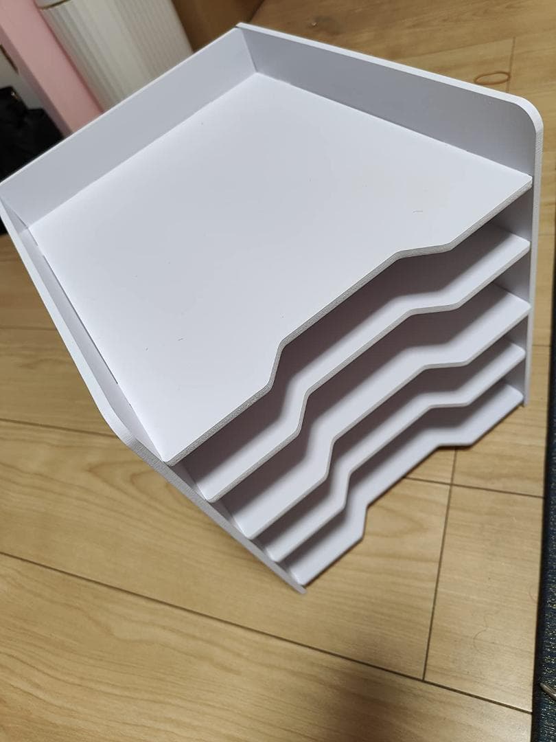 整理 デスク周りもすっきり多機能A4卓上収納ラック 収納