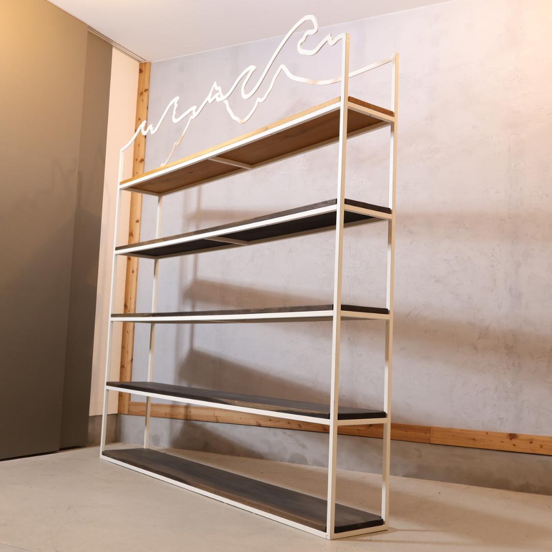 スタジオ・アペイロン  リブレリア モンターニャ オープンシェルフ 店舗什器