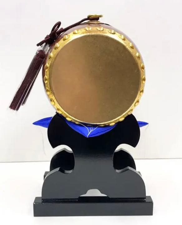 太鼓◇金箔押し・本皮◇昭和レトロ◇五月人形道具-1