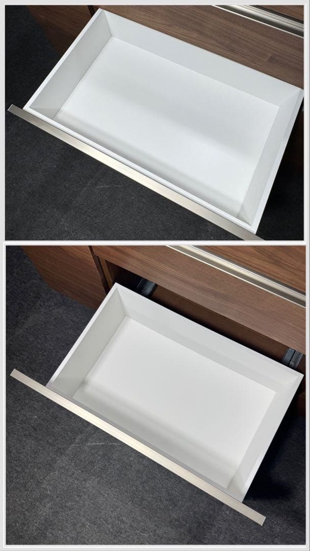 古賀家具 キッチンカウンター 幅140cm 国産 完成品 茶色 d4993