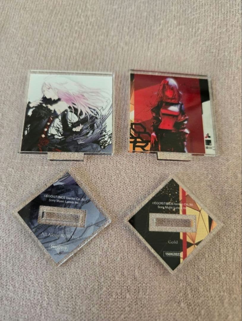 EGOIST ギルティクラウン楪いのり コインキーホルダーCDストラップ