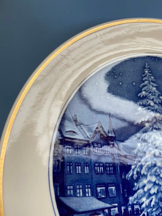 マイセン　クリスマス　絵皿　26cm