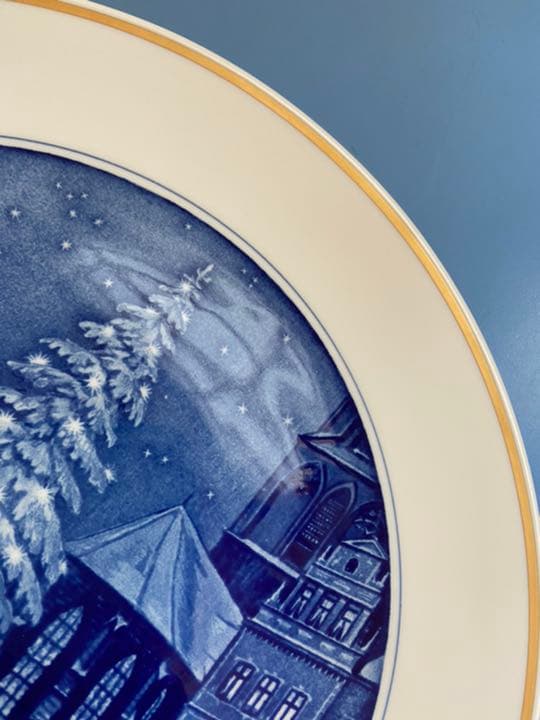 マイセン　クリスマス　絵皿　26cm