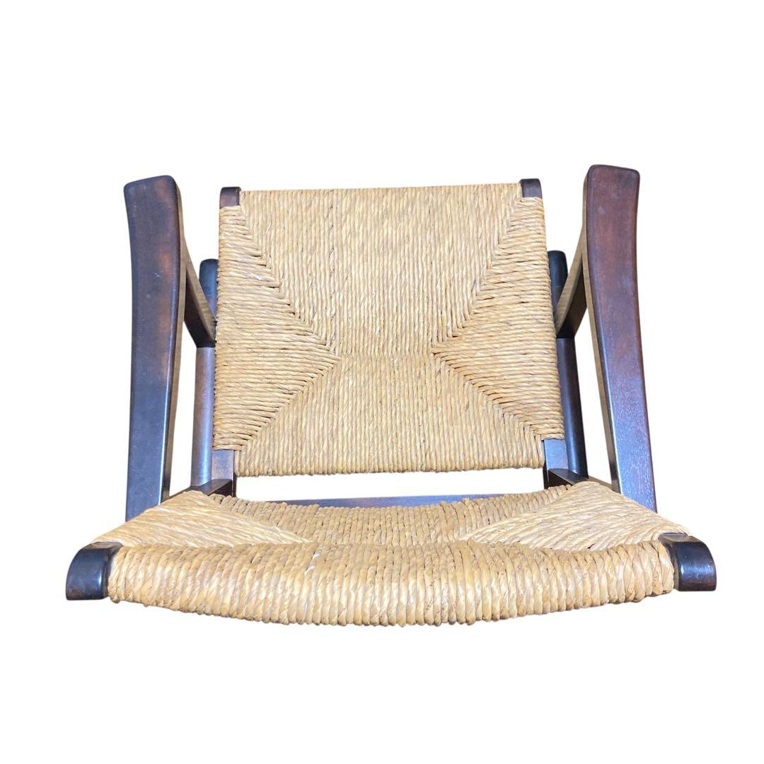 松本民芸家具 520L型 ミズメザクラ ラッシチェア⑤