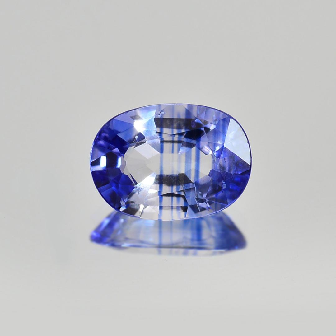 加工OK ソ付 天然 バイカラーサファイア 1.131ct ルース オーバル