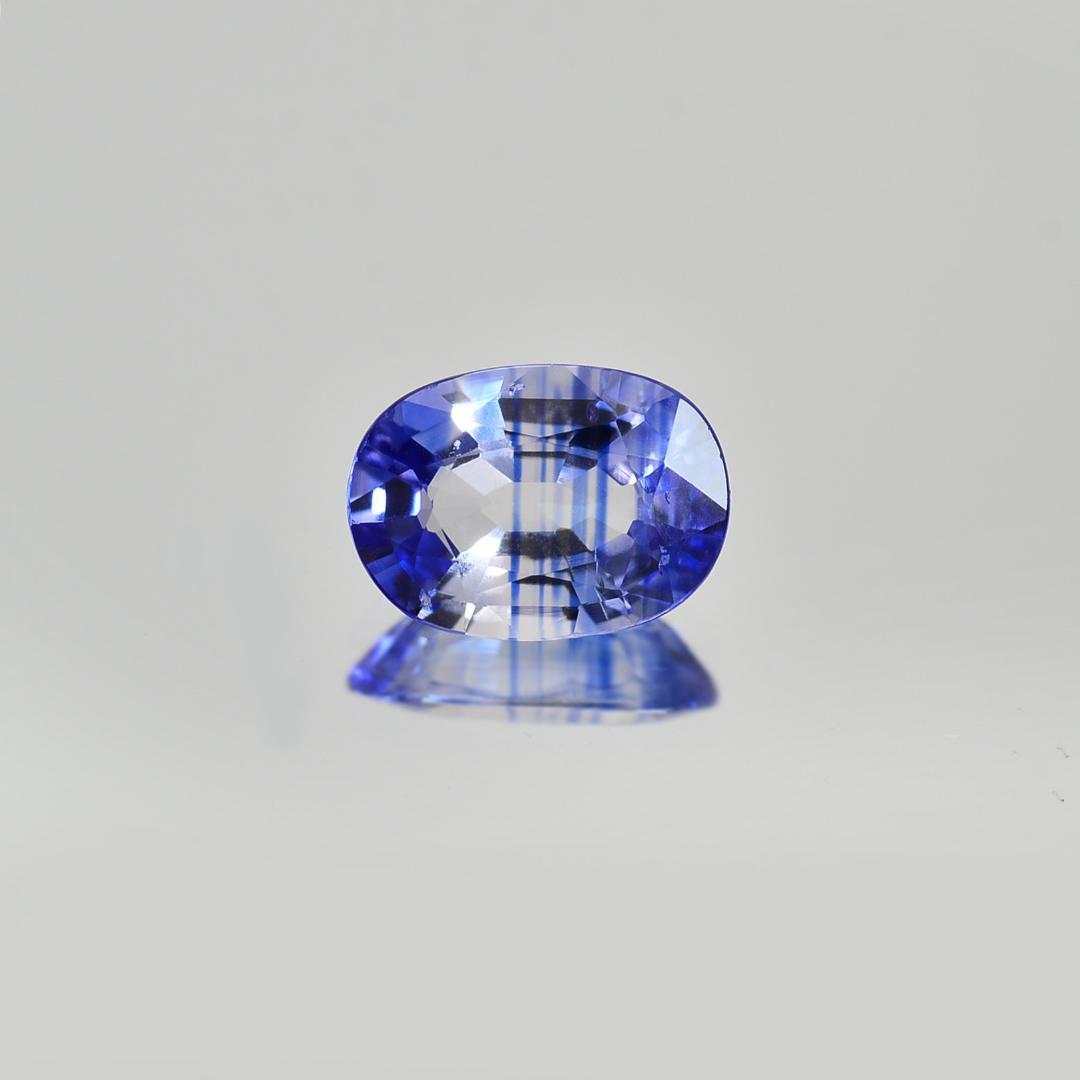 加工OK ソ付 天然 バイカラーサファイア 1.131ct ルース オーバル