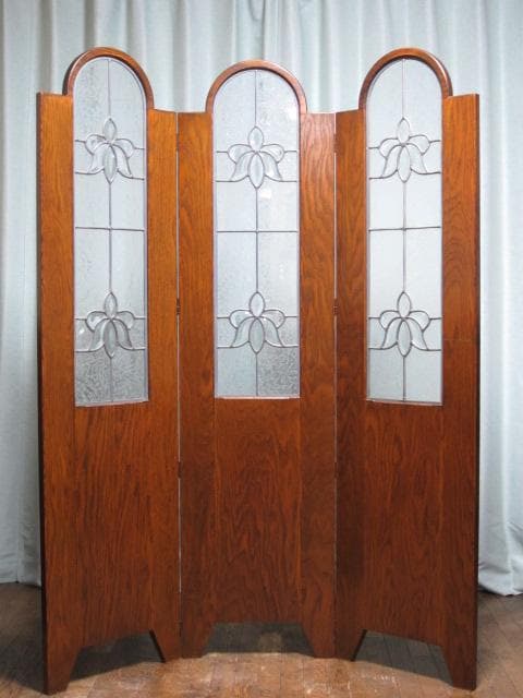 三越 Brugge ブルージュ ステンドグラス パーテーション 定価25万円