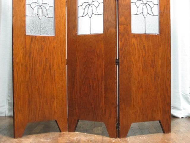 三越 Brugge ブルージュ ステンドグラス パーテーション 定価25万円