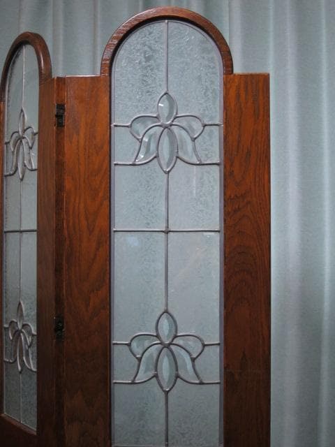 三越 Brugge ブルージュ ステンドグラス パーテーション 定価25万円