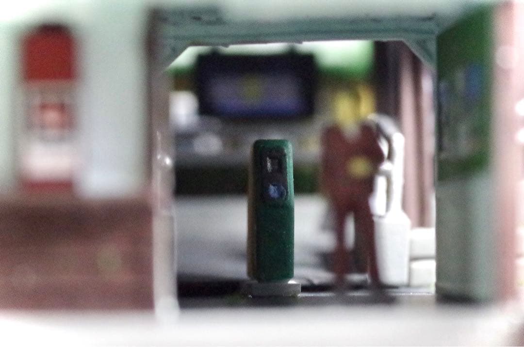 江ノ電極楽寺駅 鉄道ジオラマ展示台 Nゲージ Bトレ 鉄コレ 鉄道模型