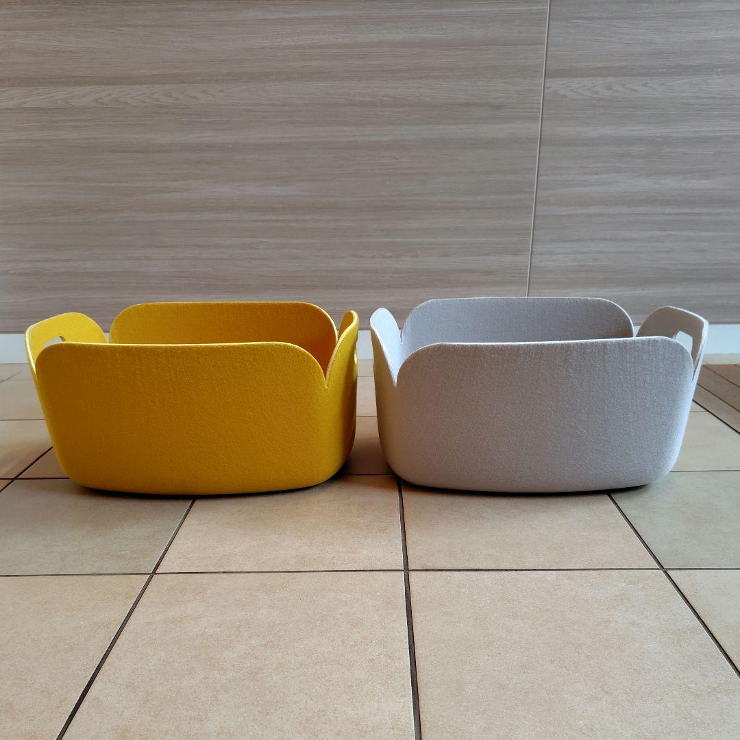 MUUTO ムート RESTORE リストア バスケット サンド&イエロー
