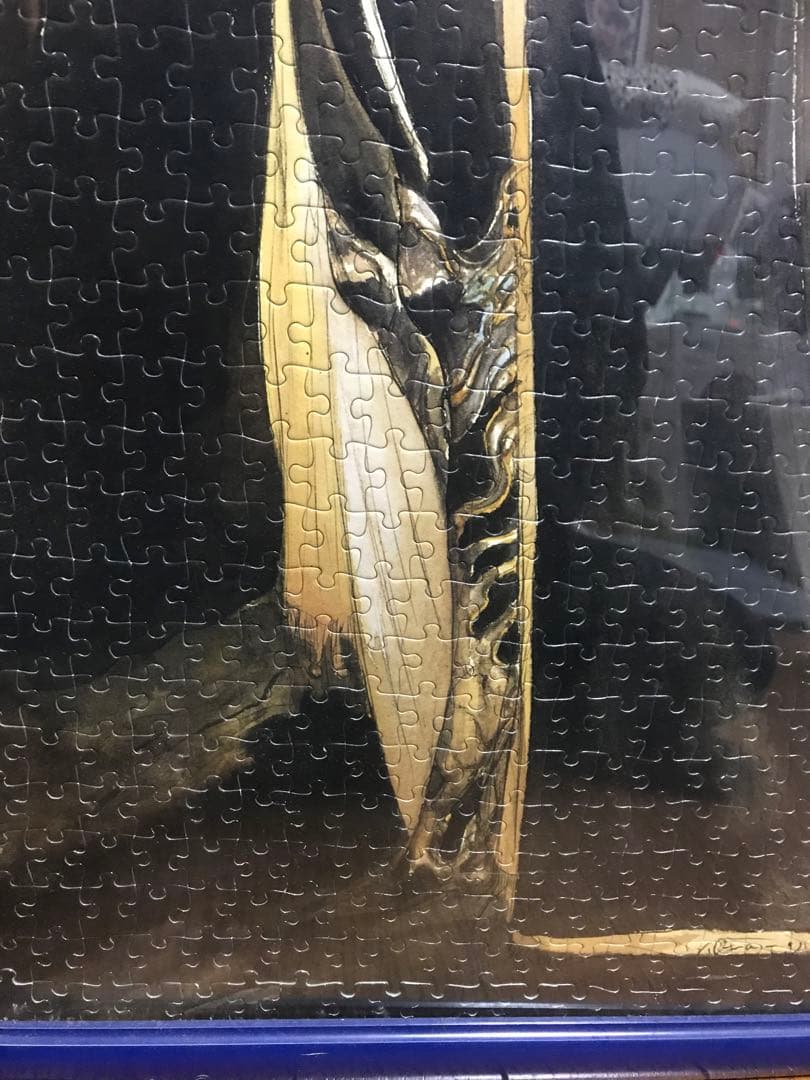 天野喜孝 1 of 9 黒衣の剣士 ジクソーパズル 完成品 1000ピース