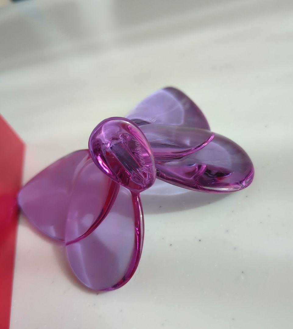 バカラ　ラッキーバタフライ　ピンクパープル　箱付き