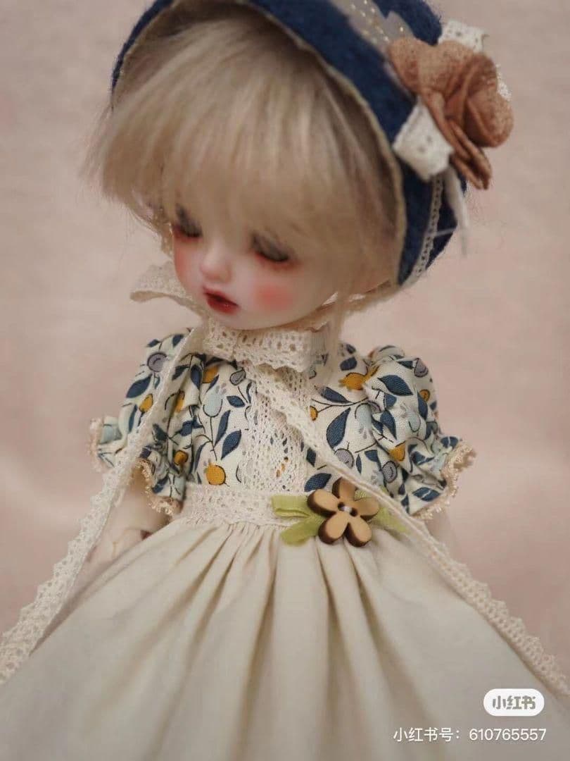 YH63 BJD 1/6ドール 衣装 ワンピース　洋服 5点セット　ハンドメ